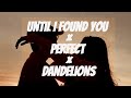 Until I found You × Perfect ×Dandelions mashup (Lyrics)@stephensanchezofficial@EdSheeran@RuthB