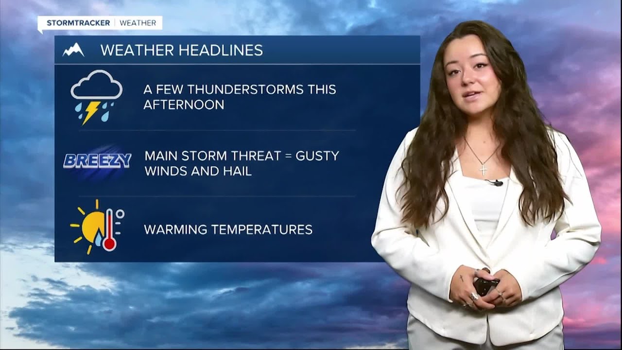 Warmer temps ahead this week - YouTube