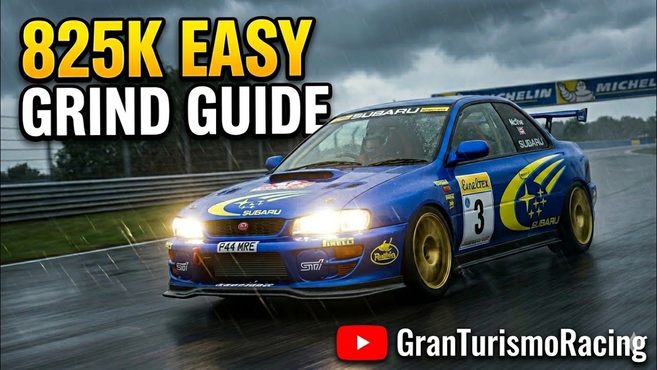 GT7 Les Mans 700: EASY 825K Credit Grind! Subaru Impreza '99 (+