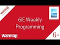 6iE Smart Thermostat Weekly Programming 6iE Smart Thermostat Weekly Programming