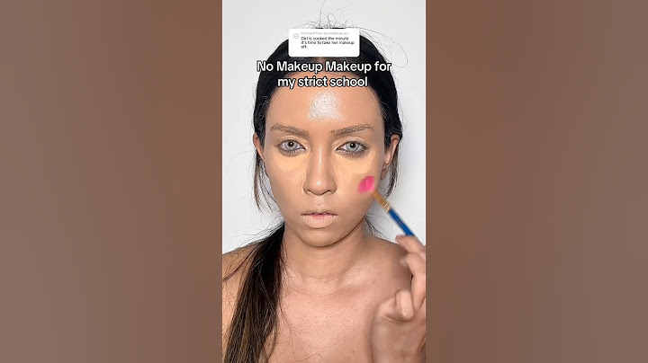 POV your school doesn’t allow makeup ￼