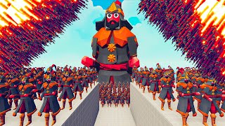 100x GENGHIS KHAN + 1x GIANT vs EVERY GOD  Totally Accurate Battle Simulator TABS