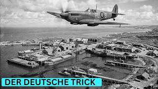Der deutsche Trick der britische Aufklärungsflugzeuge immer den falschen Hafen fotografierten