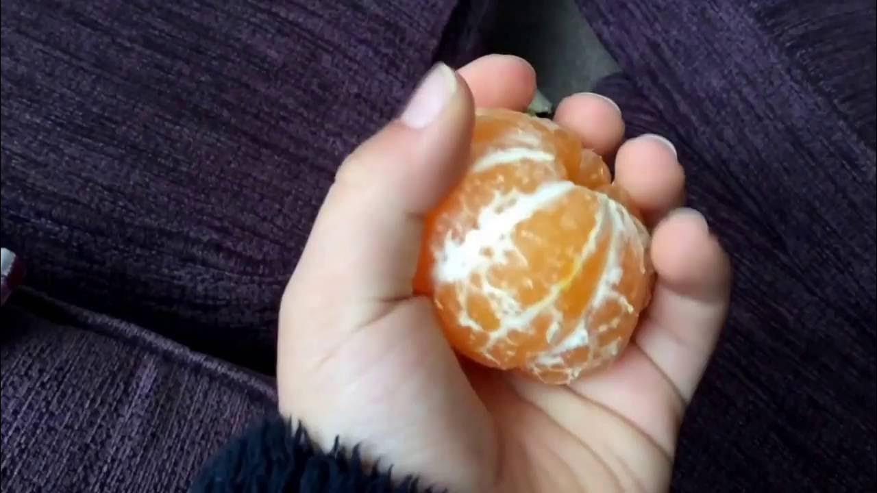 How to eat and open a Satsuma YouTube