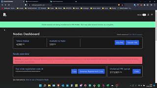 Presearch Node Issues running them on Flux
