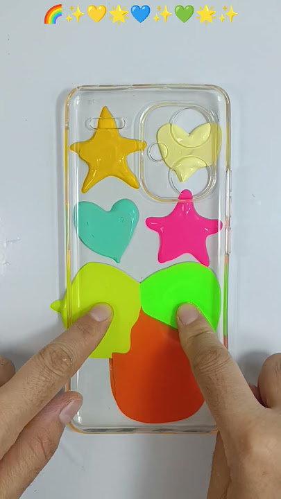 Rainbow Love Hearts #satisfying #rainbow#love #loveart #heart #rainbow#star #color #art #diy#stars