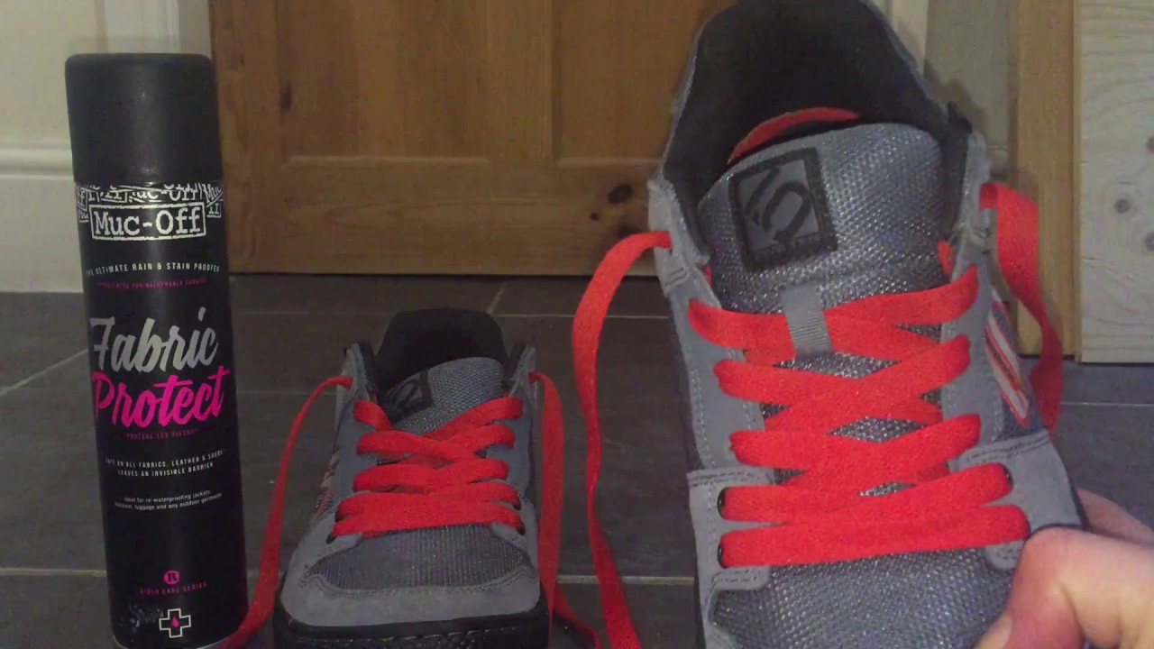 five ten mtb shoes sprayed with muc off fabric protect results 5 10 mountain bike trainers