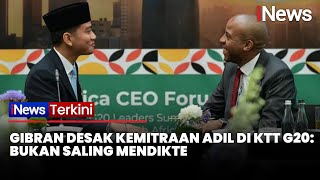 Download Lagu Pesan Tegas Gibran Usai Hadiri KTT G20, Ingatkan Pentingnya Kerja Sama Antarnegara yang Setara MP3