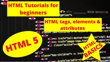 What are HTML tags, HTML elements and HTML attributes - HTML Tutorial for beginners✔️