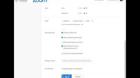 Pre assigned breakout rooms for Zoom