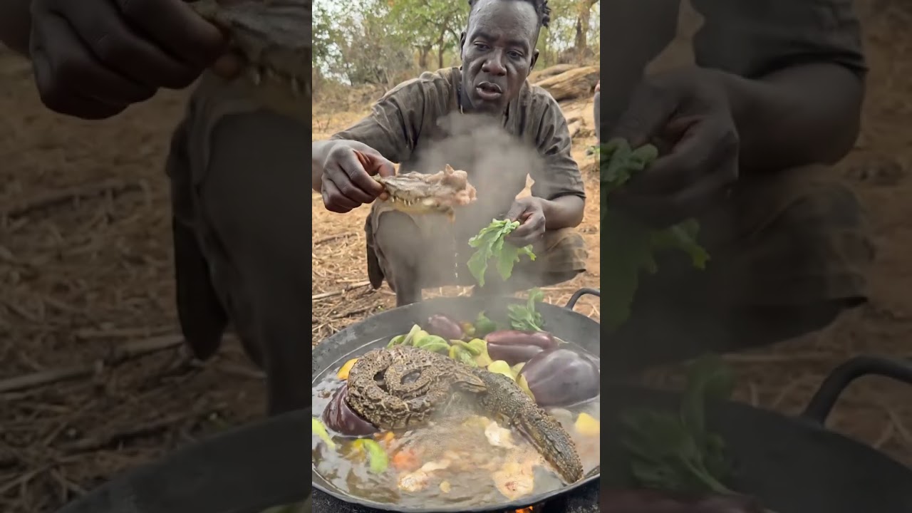 Primitive Cooking Without Modern Tools 