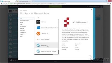 installing and running wordpress Microsoft Azure -05 create