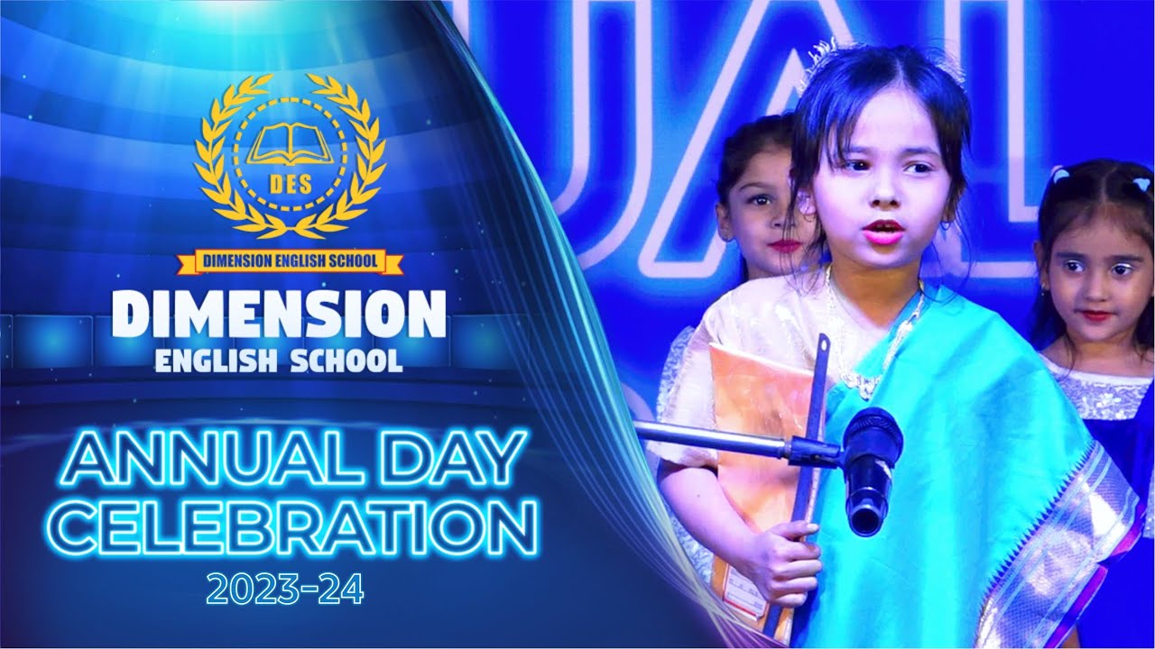 DIMENSION ENGLISH SCHOOL ANNUAL DAY 2023-24 - SKIT ON GOOD HABITS