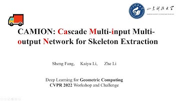 CAMION: Cascade Multi input Multi output Network for Skeleton Extraction