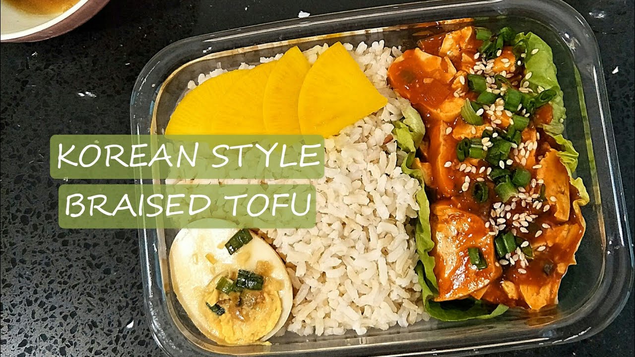 [Lunchbox] Korean Style Braised Tofu Super Fast & Easy YouTube