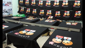 Series hướng dẫn in lụa lên áo thun - Hướng dẫn in lên áo thun tối màu tiết kiệm thời gian in ấn