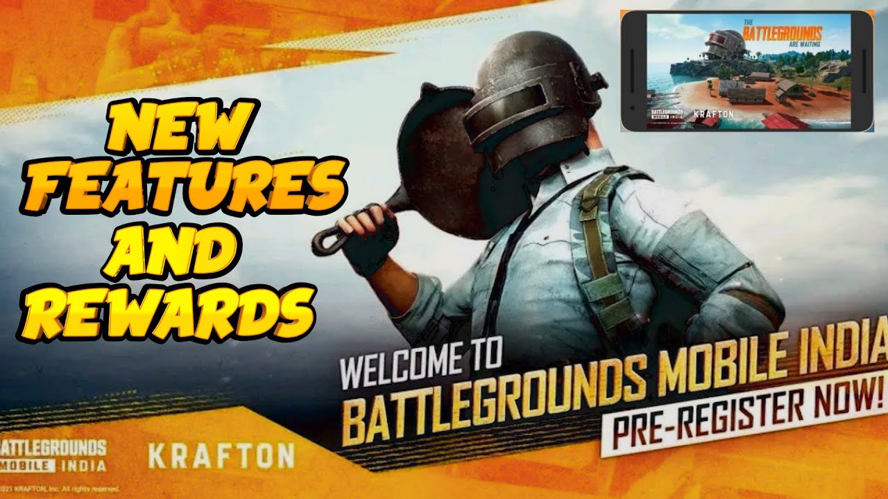 Battlegrounds Mobile India Pre-Register Now | Features Gameplay & Rewards🎁🔥🔥