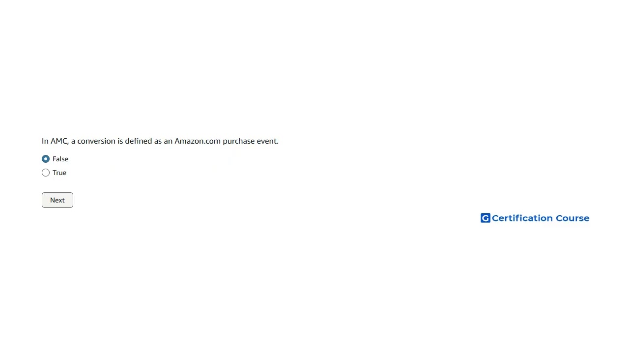 In AMC, a conversion is defined as an Amazon.com purchase event.