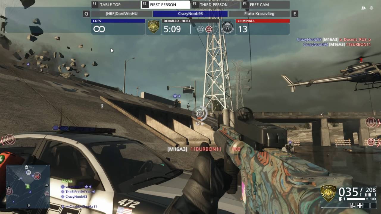 Another BFH movie star... Crazynoob93 with an aimbot... again...