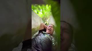 Two men are drifting downstream in a canal while also blogging. 😂🤣😅😉😜❤💯👍🏻👌🏻👈🏻🌊🌊