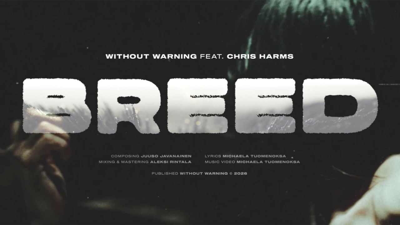 Watch WITHOUT WARNING FEAT. CHRIS HARMS - BREED (OFFICIAL MUSIC VIDEO) on YouTube Watch WITHOUT WARNING FEAT. CHRIS HARMS - BREED (OFFICIAL MUSIC VIDEO) on YouTube