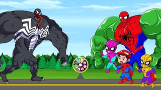 Rescue Marvel's Spidey and his Amazing Friends vs Venom Return from the Dead | FUNNY Animation