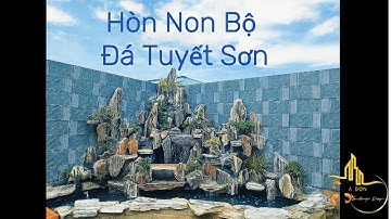 HÒN NON BỘ ĐÁ TUYẾT SƠN #honnonbo#canhquan#hocakoi#kientrucvuonnhapho#landscape #sanvuon#nonbo