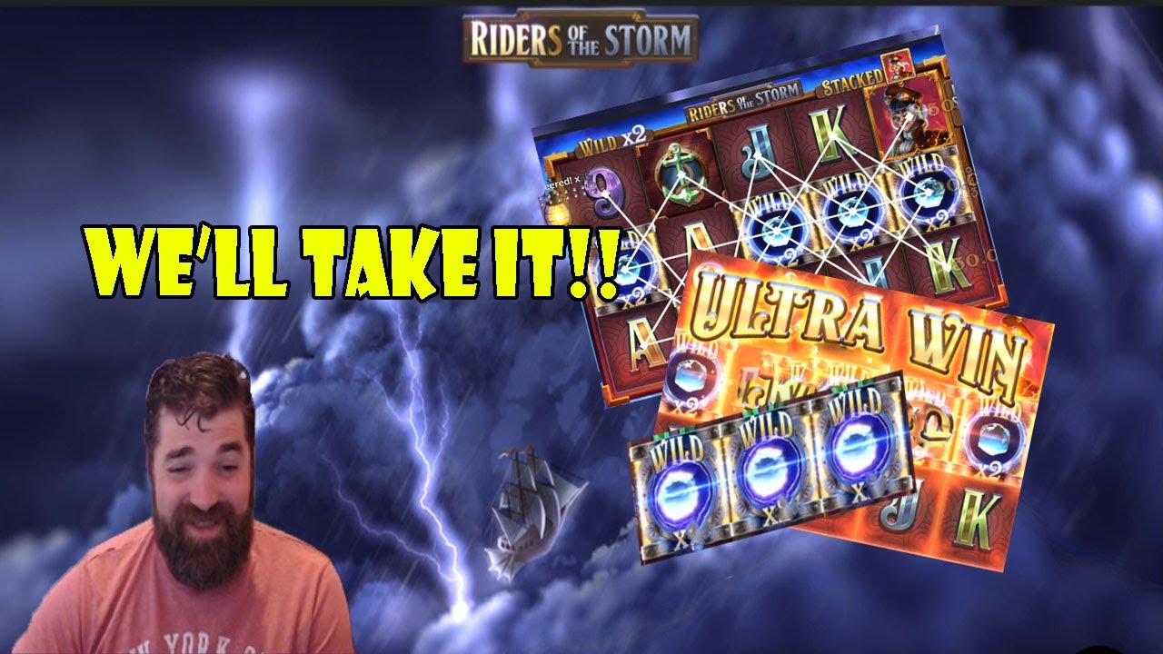 Riders of the storm, new Thunderkick slot big win!