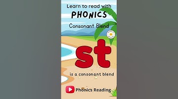 Consonant Blends ST Words Phonics for Kids #shorts #phonics