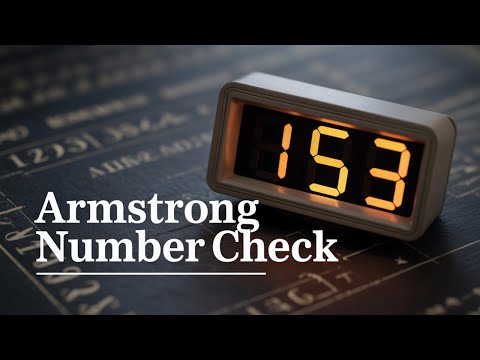 Armstrong Number in Python | Manual vs Pythonic Approach Explained