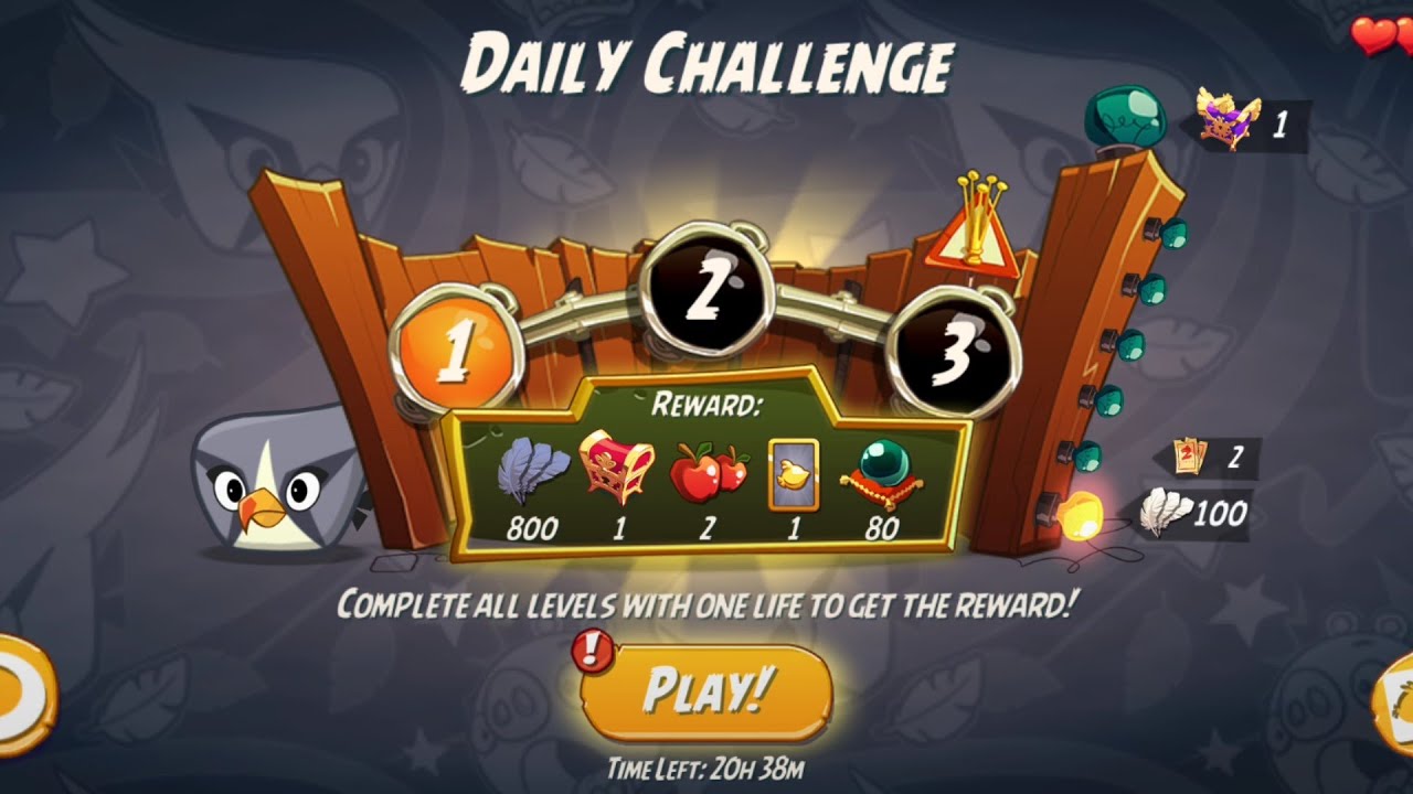 Angry Birds 2 - Daily Challenge gameplay 