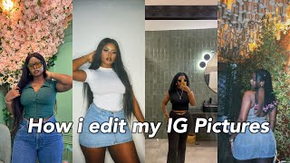 HOW I EDIT MY INSTAGRAM PICTURE, REELS ,TIKTOK VIDEOS AND MORE