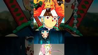 Rengoku,Tengen,Muichiro And Mitsuir Battle