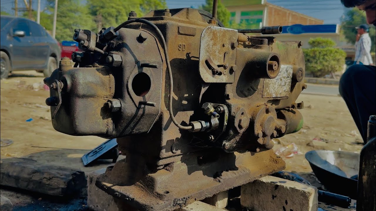 Engine Stating Video Old into new diesel engine and 16hp diesel engine stating - YouTube