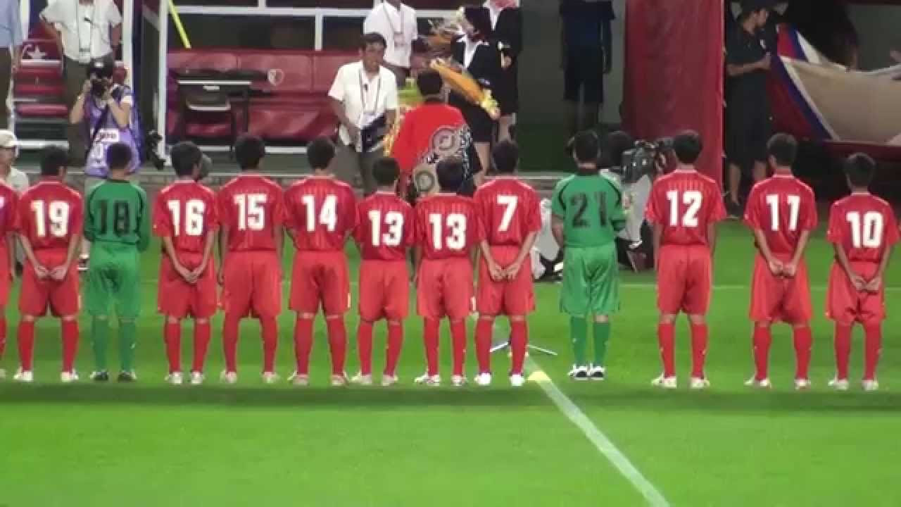 2015J1 2nd第7節 鹿島 3-2 仙台 鹿島中学の挨拶