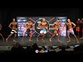 Mens physique british finals comparisons