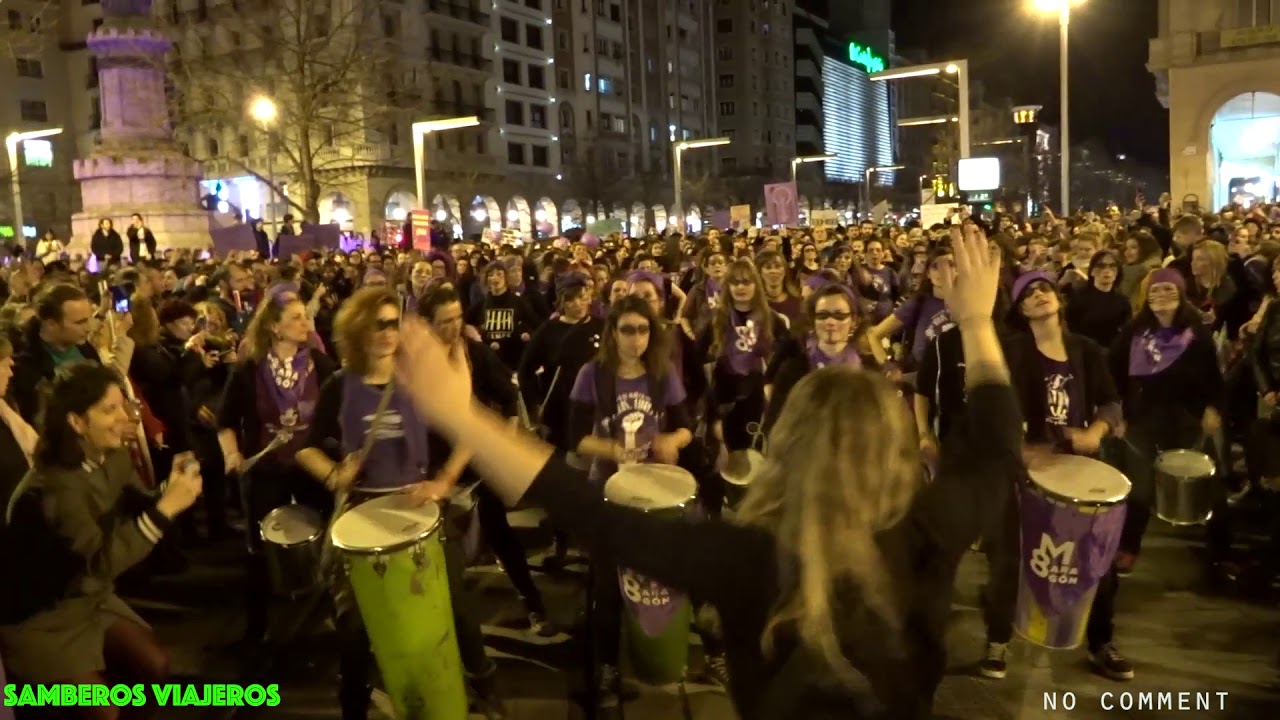 BATUCADA FEMINISTA ZARAGOZA 8M 2018