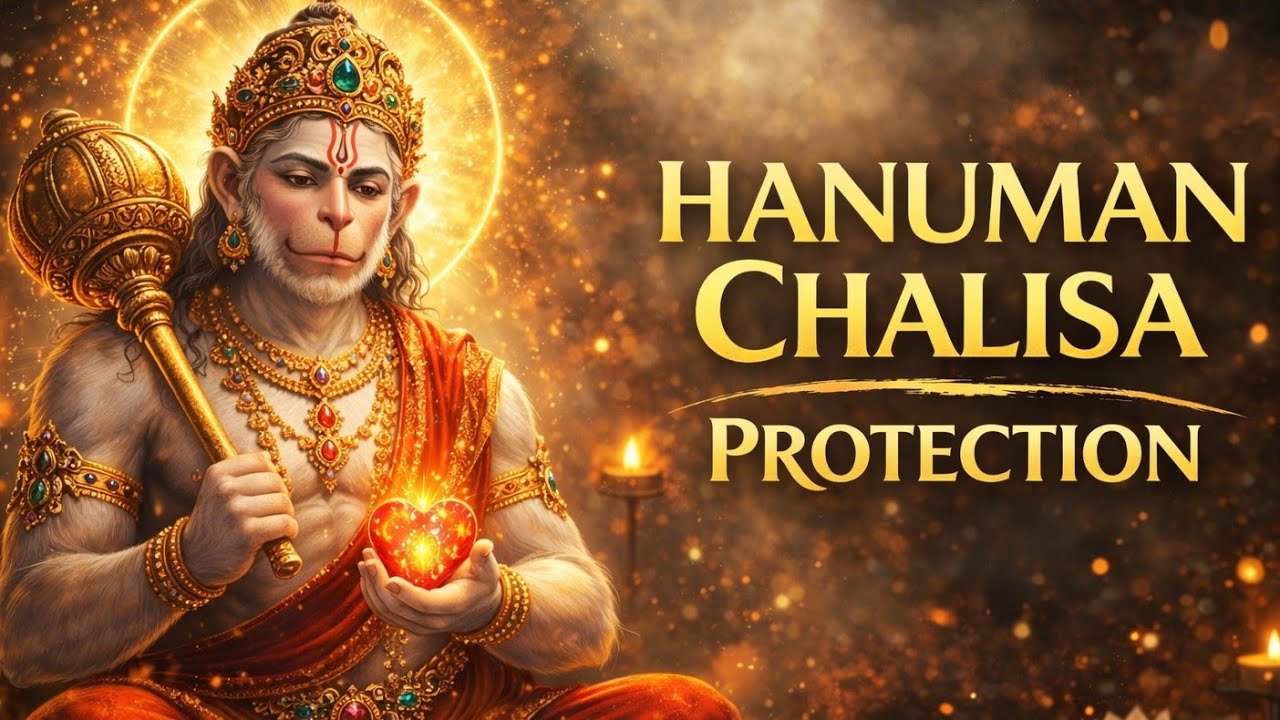 Invoke Strength, Protection & Healing 🔱 Sacred 40 Verses | Hanuman Chalisa