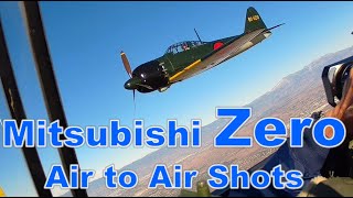 Mitsubishi Zero Air to Air Video Shots