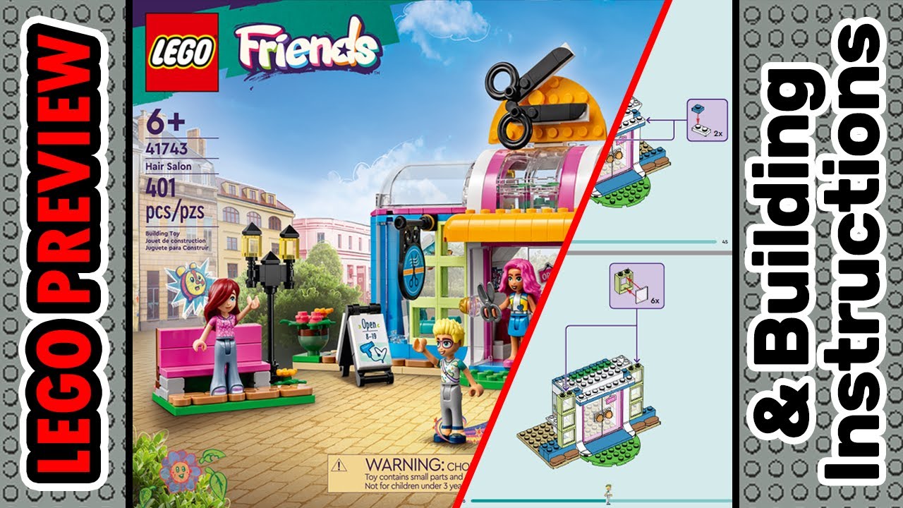 LEGO Friends Hair Salon 41743 Building Set