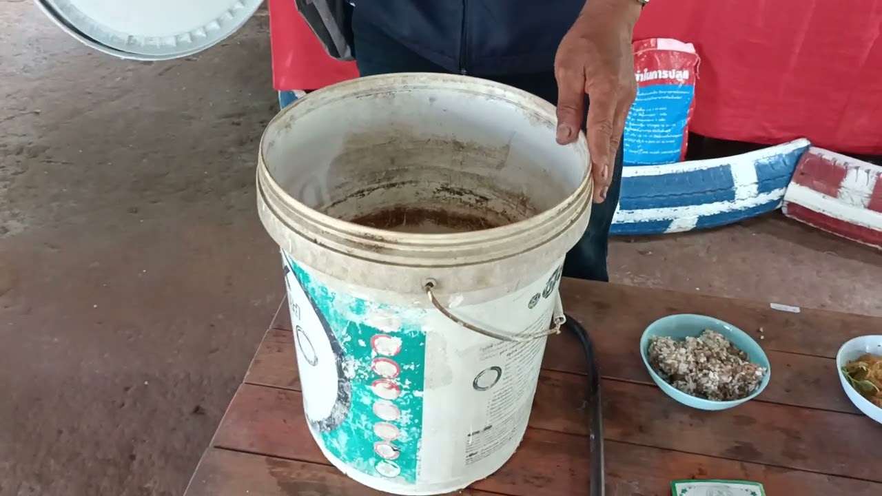 น้ำหมักชีวภาพจากขยะอินทรีย์ในครัวเรือน(ลดขยะจากต้นทาง)