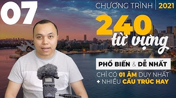 [Bài 7] 240 từ dễ thuộc nhất trong tiếng Anh (Chỉ 1 âm) - Kèm nhiều ví dụ có cấu trúc hay