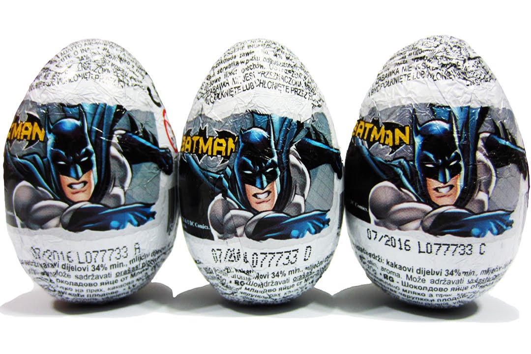 Batman Surprise Eggs Unboxing Kinder Surprise Like Chocolate Huevos  Sorpresa Superhero Figurines - YouTube