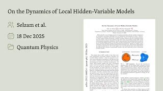 On the Dynamics of Local Hidden-Variable Models