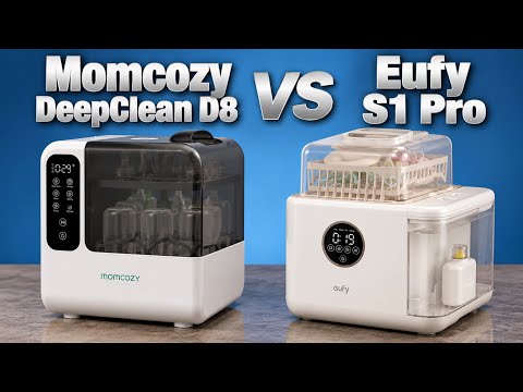 Momcozy DeepClean D8 VS Eufy S1 Pro: Which High-End Bottle Washer Actually Deep Cleans?