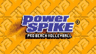 Menu - Power Spike: Pro Beach Volleyball (GBC)