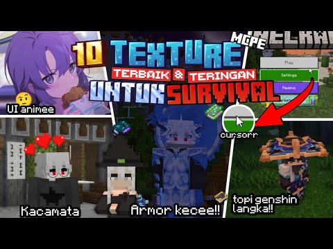 10 Texture Pack MCPE 1.21 Yang Akan Memperkeren Survival Murni Kalian!! | MCPE 1.21+