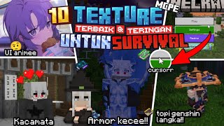 10 Texture Pack MCPE 1.21 Yang Akan Memperkeren Survival Murni Kalian!! | MCPE 1.21 