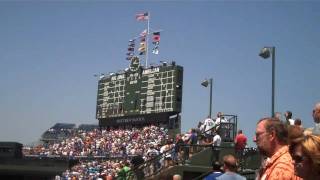 National Anthem Cubs Game Bleachers