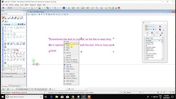 Microstation V8i -  How To Edit Text